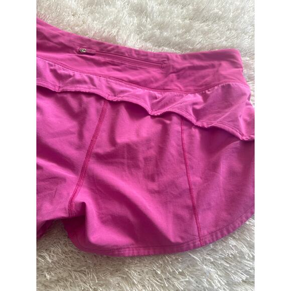 Lululemon Speed Up Shorts 2.5" Fantom Fuchsia Size 10 - Picture 5 of 9